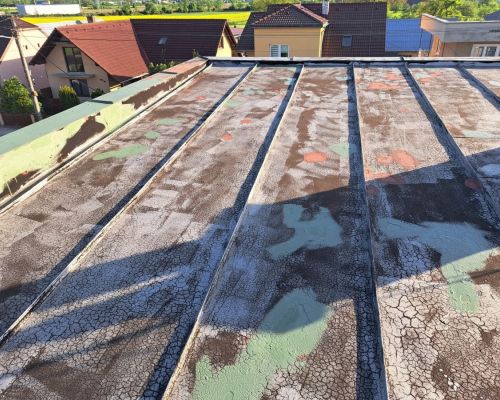 Náter lepenkovej strechy Považská Bystrica
