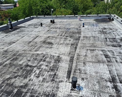 Náter lepenkovej strechy Senec