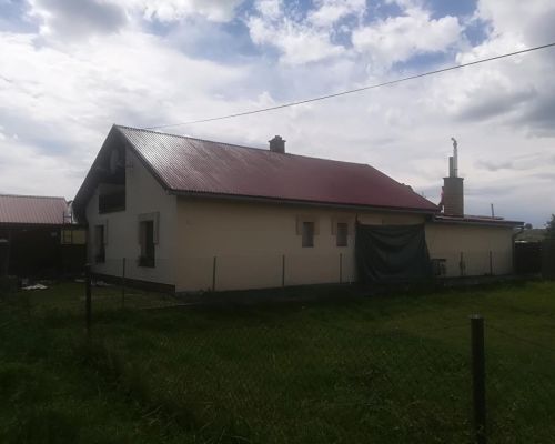 Natieranie strechy Turčianske Teplice (vlnkový plech)
