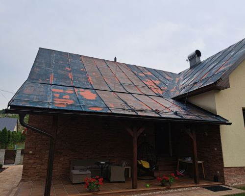 Natieranie strechy Oščadnica